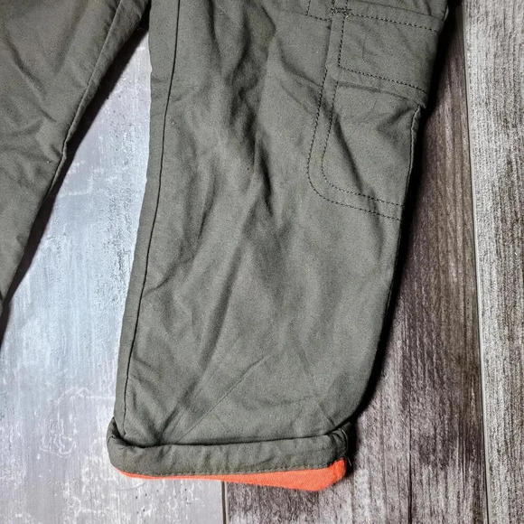 NWT Cat & Jack Straight Leg Casual Boy Pants Size 12m Green Orange - Picture 9 of 12